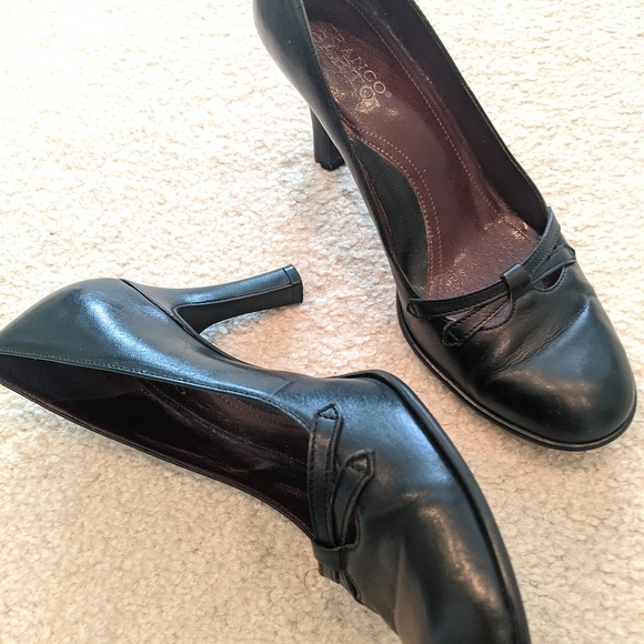 Franco Sarto black leather pumps - Picture 5 of 6